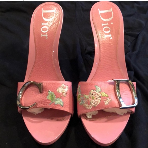 AUTHENTIC 💯 Dior Mule Heel Sandals - Picture 7 of 8